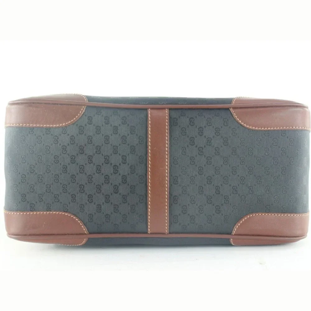 Gucci Rare Black x Brown 2way Square Boston 4GK1012K